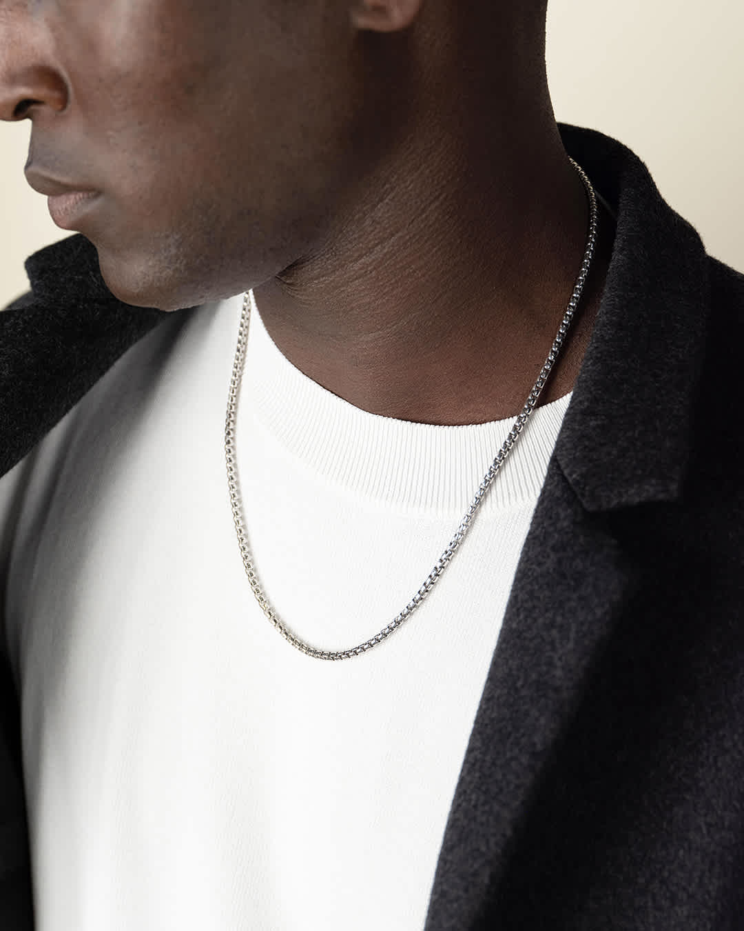 Timeless Style - Round Box Chain Silver