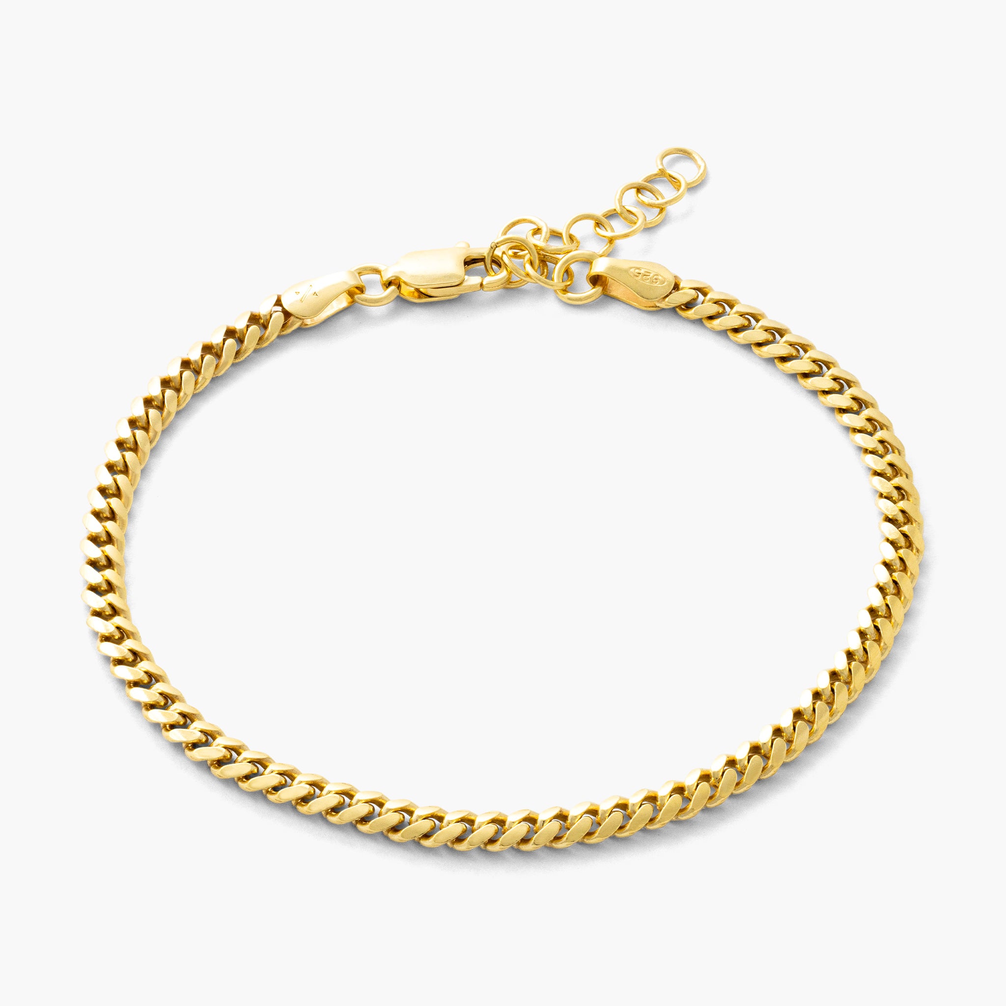 Cuban Link Bracelet - 3mmImage 2