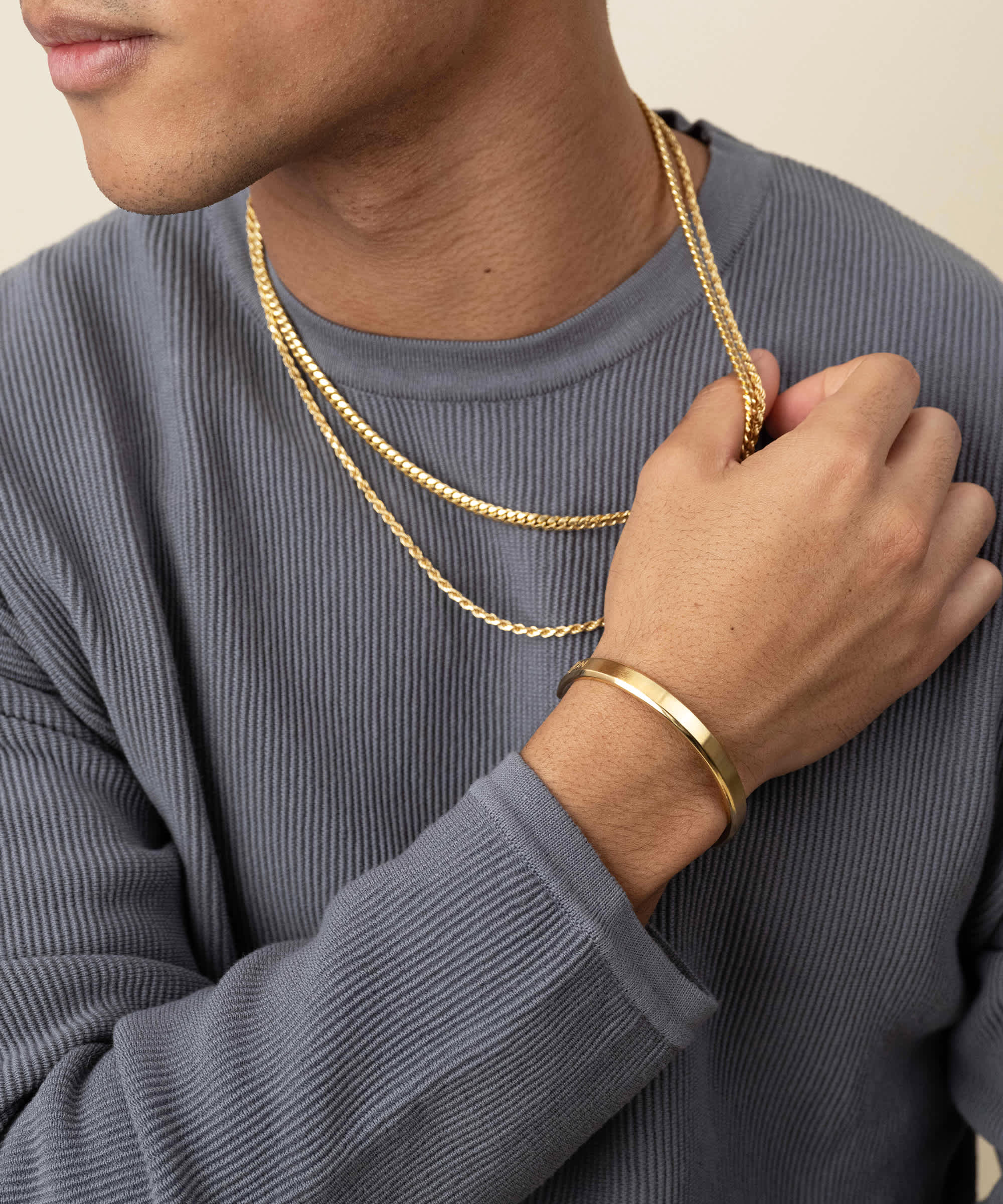 Menswear Essentials - Avenue Cuff Gold