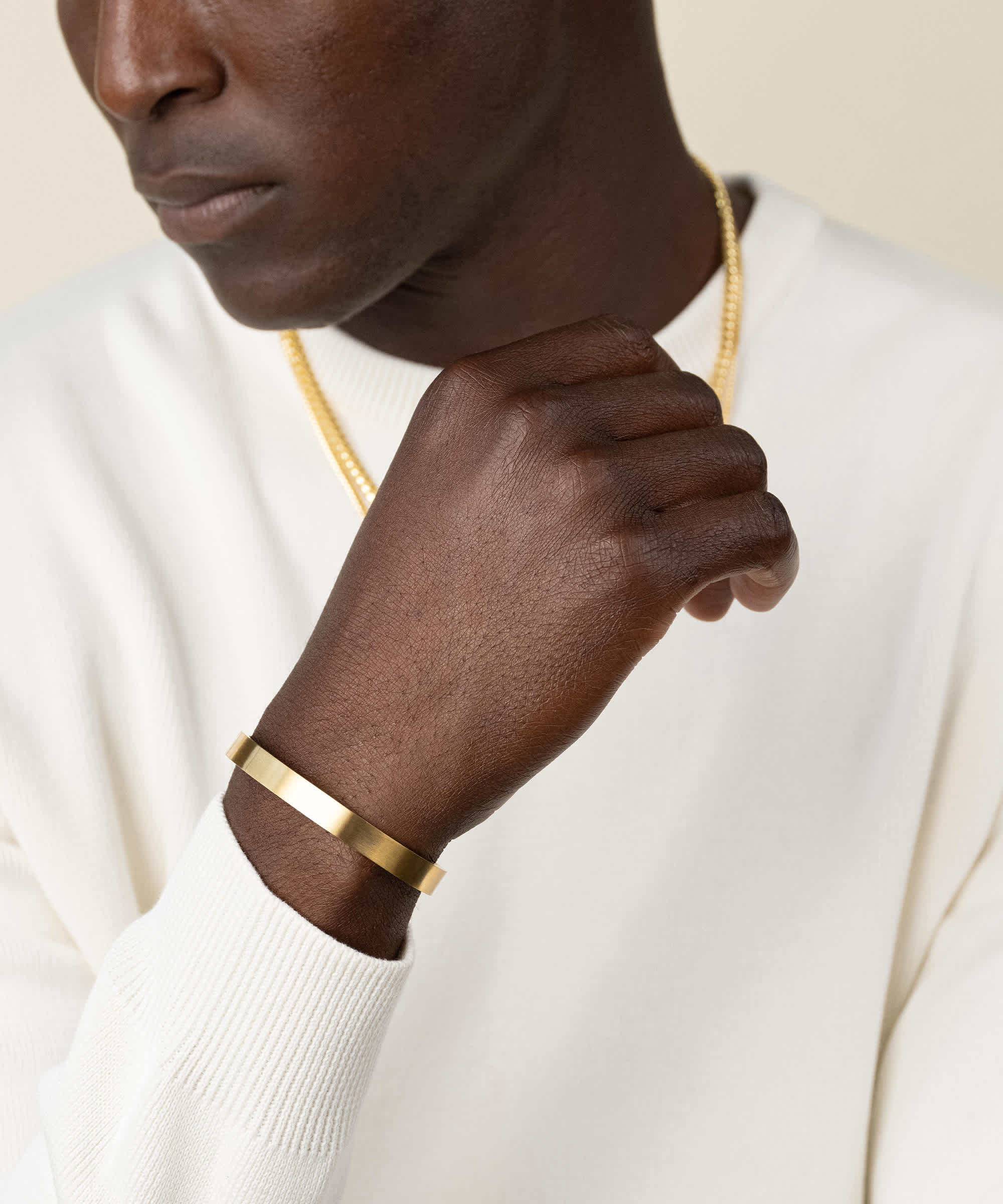 Menswear Essentials - Classic Cuff Gold