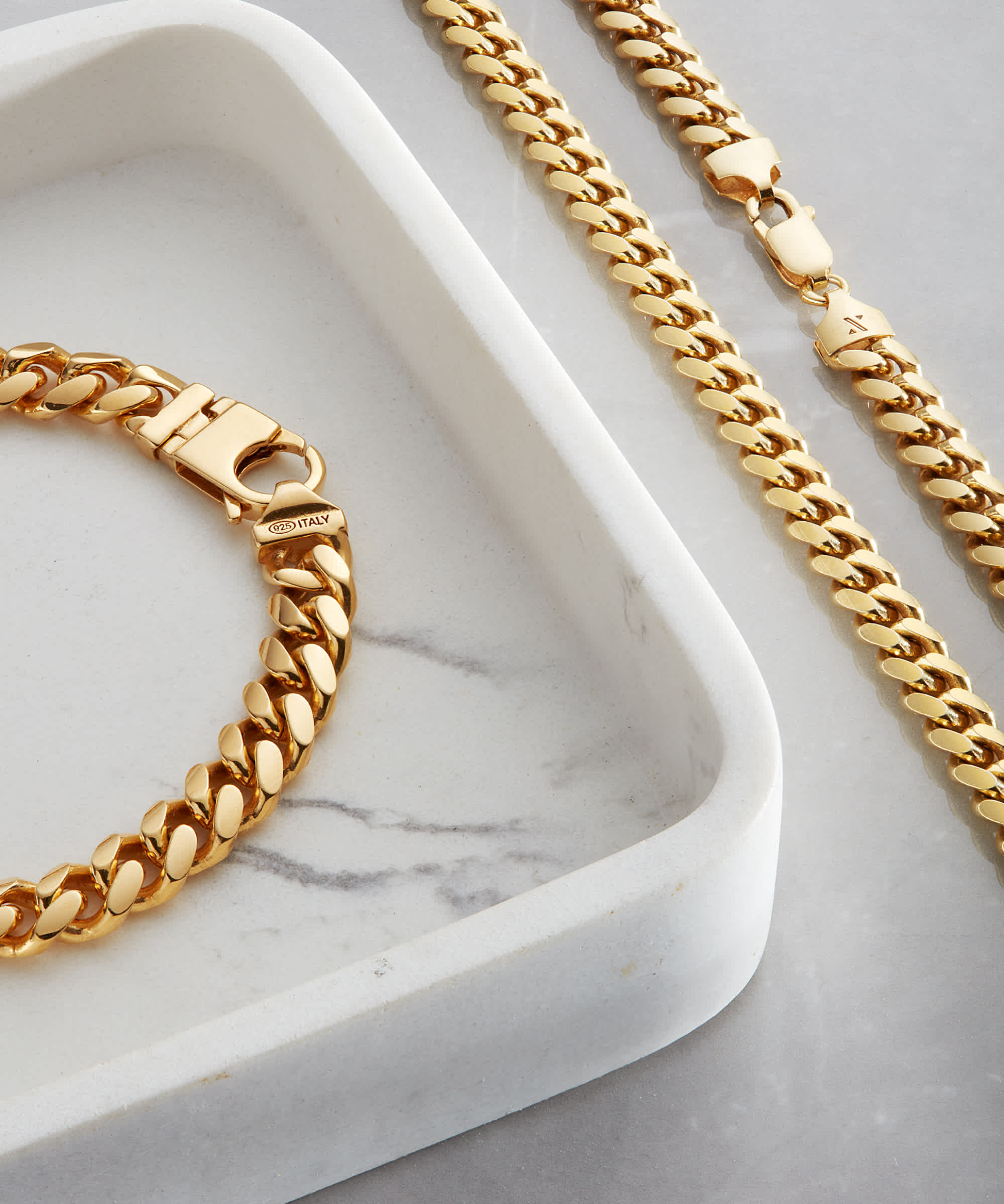 14K Gold - 8mm Cuban Gold Bracelet