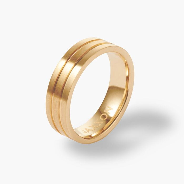 Double Channel Men's Tungsten RingImage