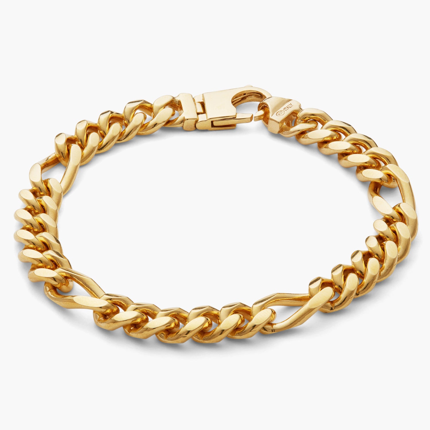 Figaro Chain Bracelet - 8mmImage 2