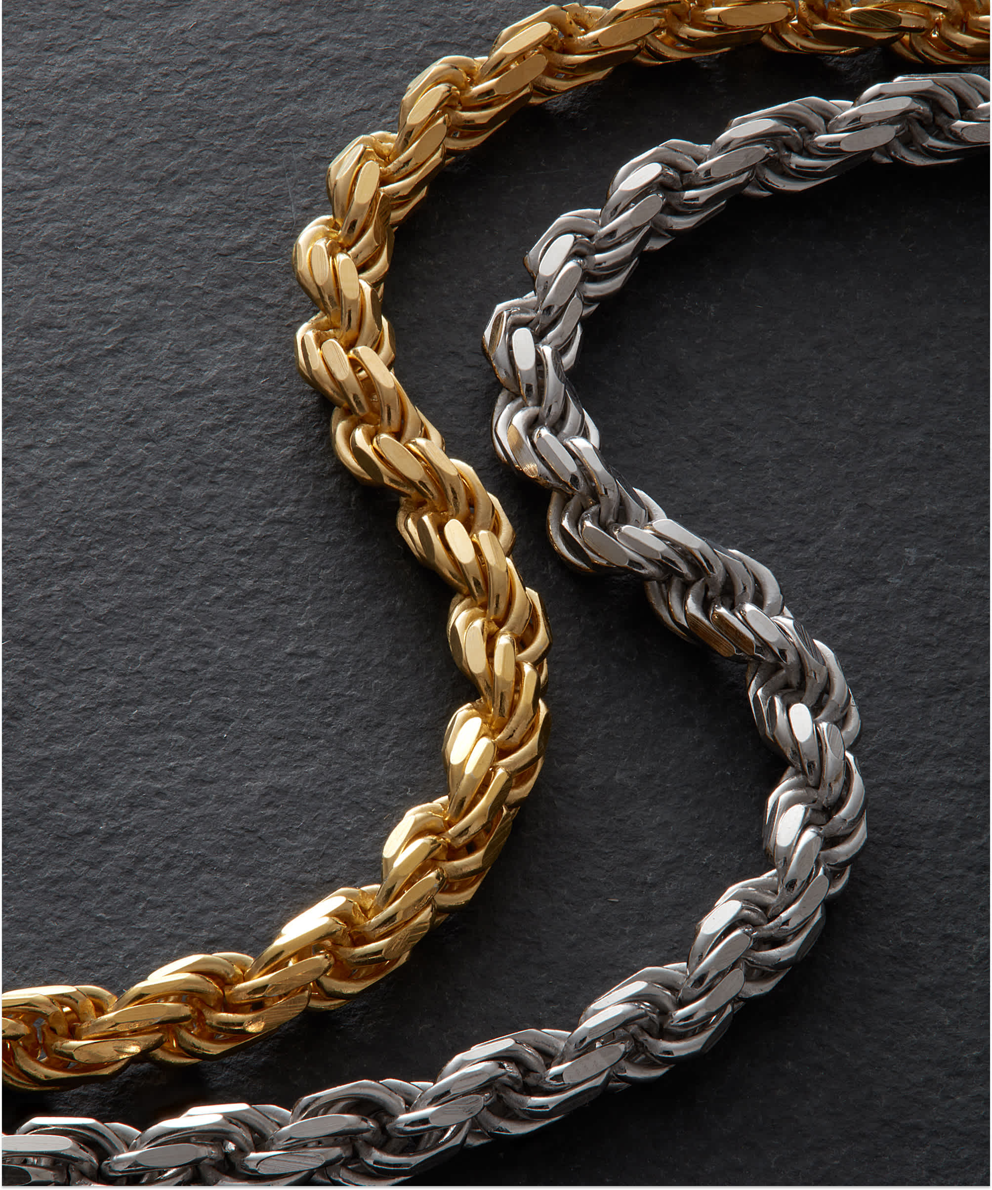 No Compromises - Rope Stack Gold Bonded