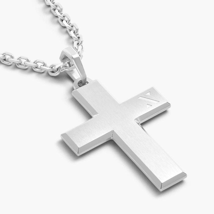 Mosaic Cross Pendant NecklaceImage