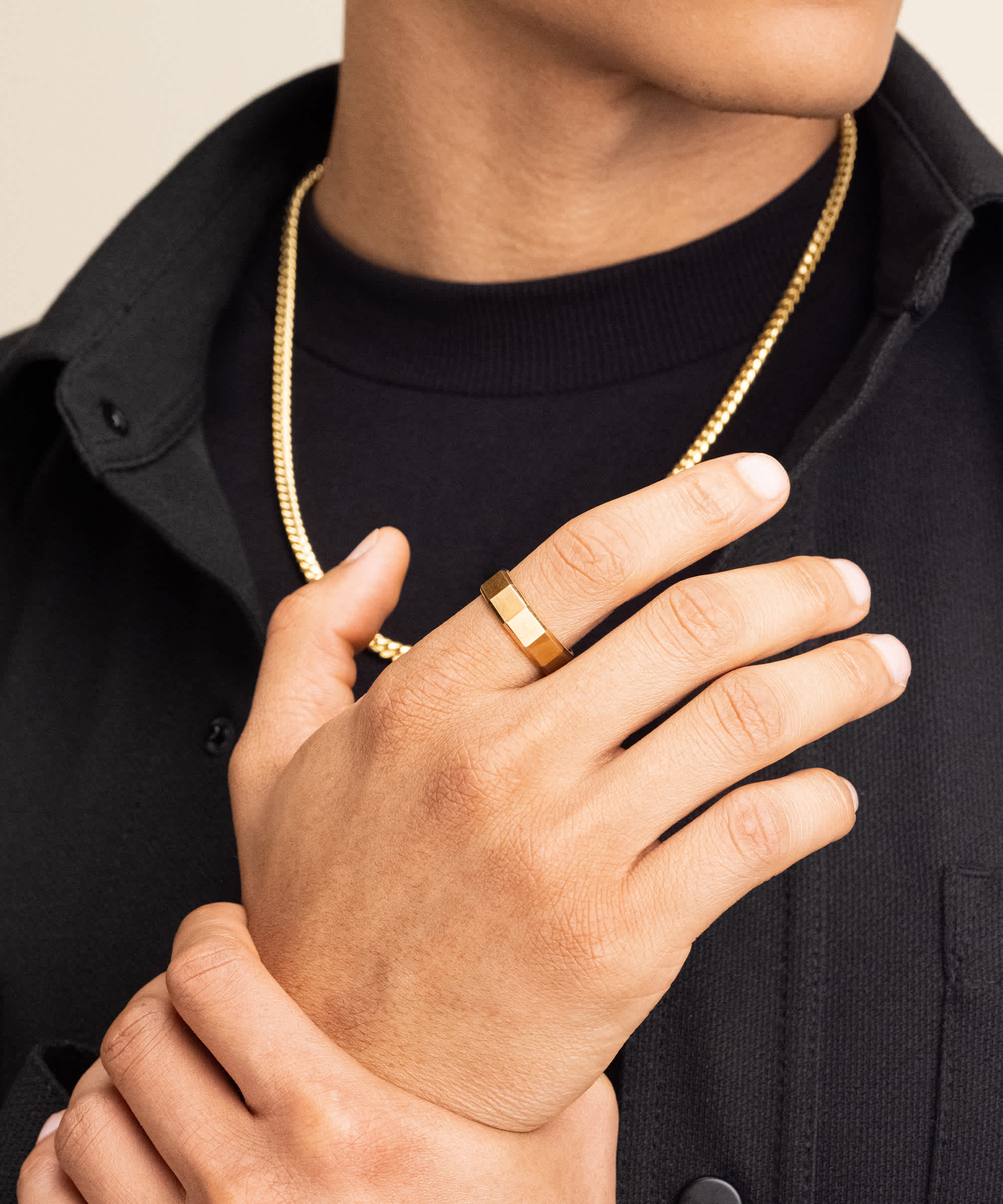 Handcrafted - Gold Twelve Ring